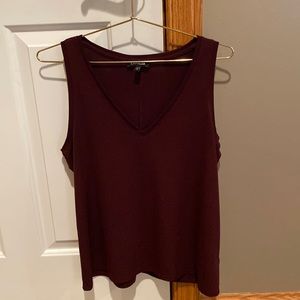 Express tank top plum/burgundy